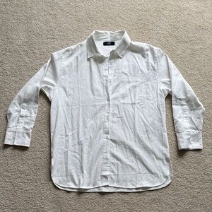 Able Harris Oversize White Button Up Shirt
